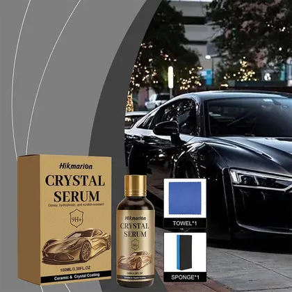 100ML 9H+ Car Ceramic Coating Kit High Gloss Hydrophobic Paint Protection