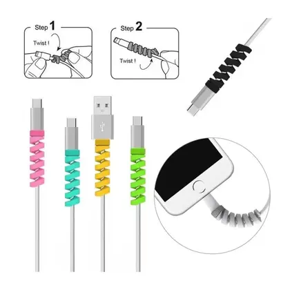 Cable Protector Silicone Charging Cable USB Protection Sleeve Rope