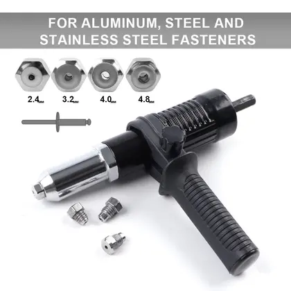 Adaptador Remachador Eléctrico para Taladro