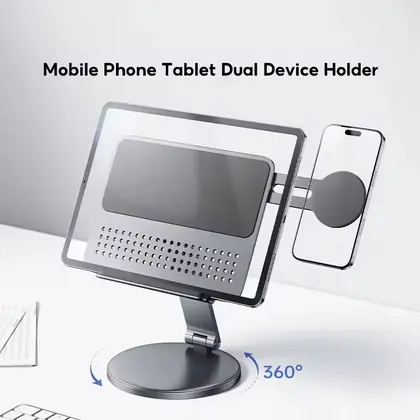 Soporte Magnético Giratorio 360° para Tablet