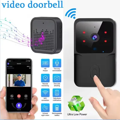 Timbre Inalámbrico con Cámara de Video Wi-Fi