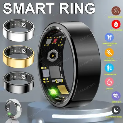 2027 New Women’s Smart Ring Men's Heart Rate Blood Oxygen/Pressure Sleep