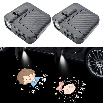 לוגו לרכב מקרן בקרת דלת אלחוטית LED Shadow אור ברוכים הבאים לרכב