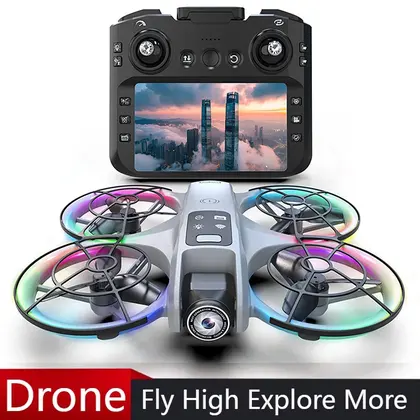 4.5-inch Screen Control Mini K200 MAX Drone 4K HD Dual Camera Screen Optica