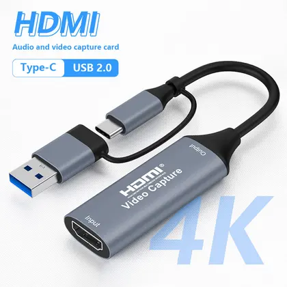 Tarjeta de Captura de Video 4K USB para Streaming