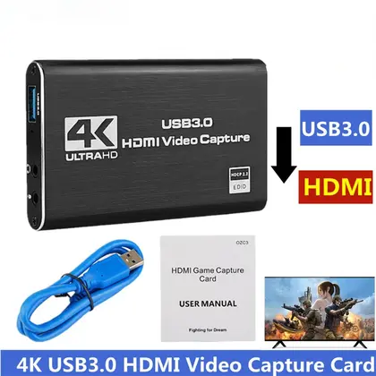 Tarjeta de Captura de Video 4K USB para Streaming