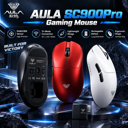 Ratón Gaming Inalámbrico Ligero de Alta Precisión