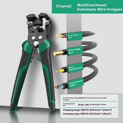 Automatic 5-in-1 Wire Stripper Multitool Electrician Repair Pliers - Stripp