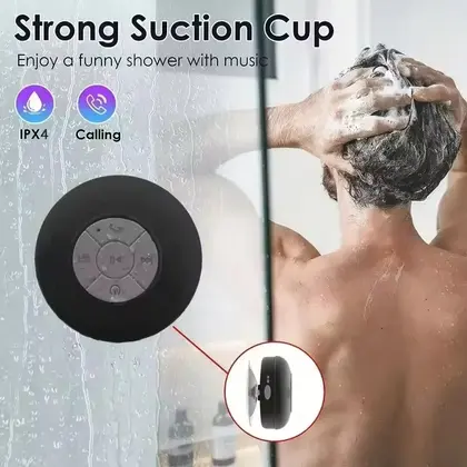 Bluetooth Speaker Waterproof Suction Cup Mount Wireless Portable Stereo Sou