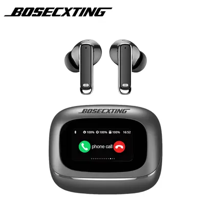 BOSECXTING TOUR PRO6 TWS Wireless Bluetooth Earphones Smart Touch Screen