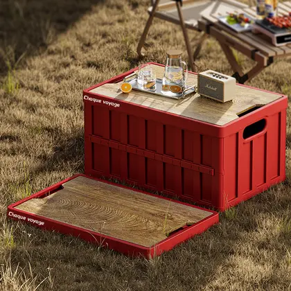 Camping Storage Box Multi Purpose Collapsible Folding Organizer Car Trunk