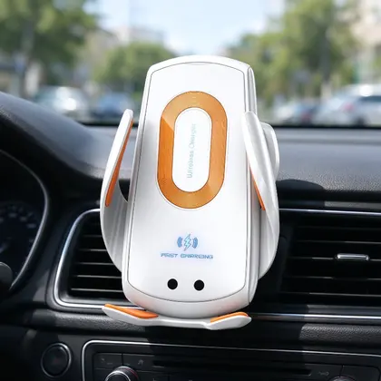 Car Air Vent Wireless Charger Auto Clamp Smart Sensor 15W Fast Charging Car