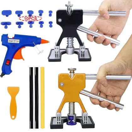 Car Dent Puller Paintless Suction Cup Lifter Repair Tools Kit Auto Body Den
