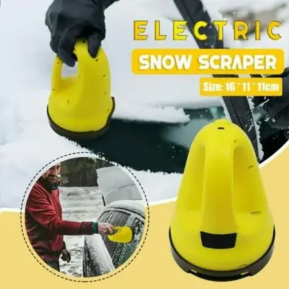 Car Ice Snow Scraper USB Electric Heated Snow Removal Windshield Glass Defr