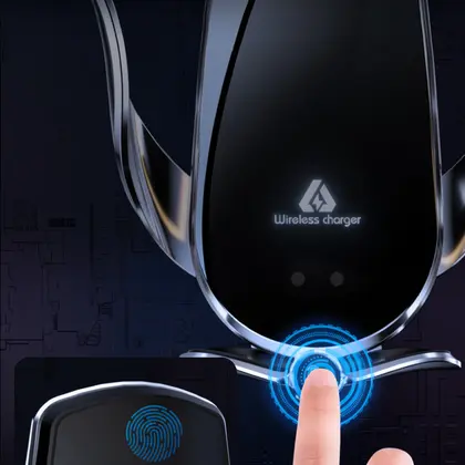 Car Wireless Charger 66W Fast Charging Mount Smart Auto Clamping Phone Hold
