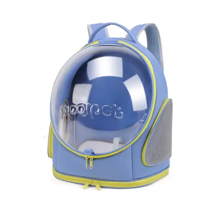 Bolsa de transporte para gatos, mochila espacial para mascotas, bolsa transparente transpirable para mascotas