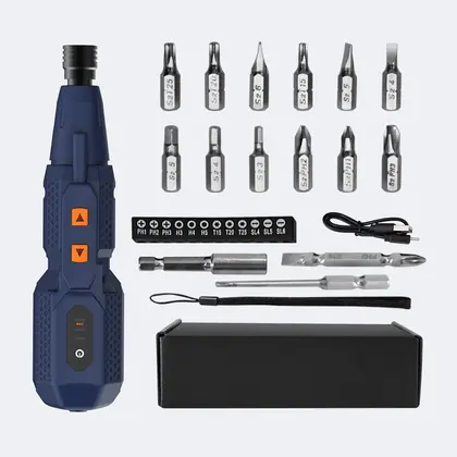 Cordless Electrical Screwdriver Set 4.2V Smart Electric Screwdrivers with LED
