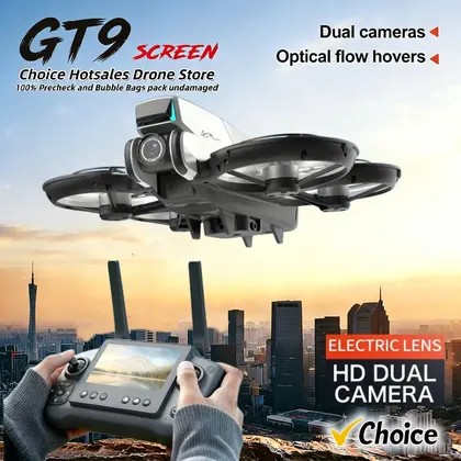 Drone GT9 with 4K/6K/8K Camera, Lifetime 8000H Brushless Motor Dual HD Came