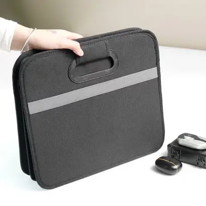 Foldable Car Boot Organizer Large Capacity Waterproof Car Trunk Storage Box