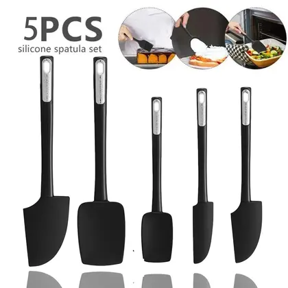 Food-Grade Silicone Spoon Spatula Heat-Resistant Cooking Spoon Professional