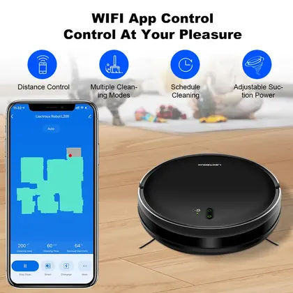 Robot Aspirador Inteligente con Función de Fregado