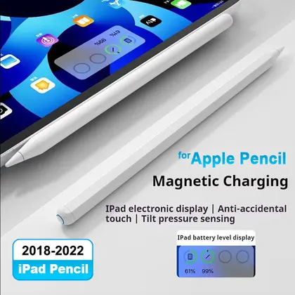 GITFOS Stylus Pen for iPad 2018-2022 with Fast Charge Palm Rejection Active