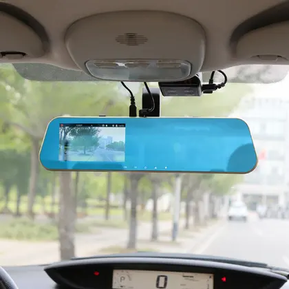 HGDO Full HD 1080P Dash Cam Rear View Mirror With Camera Night Vision Auto