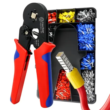 HSC8 6-4 Ferrule Crimping Tool Kit, Self