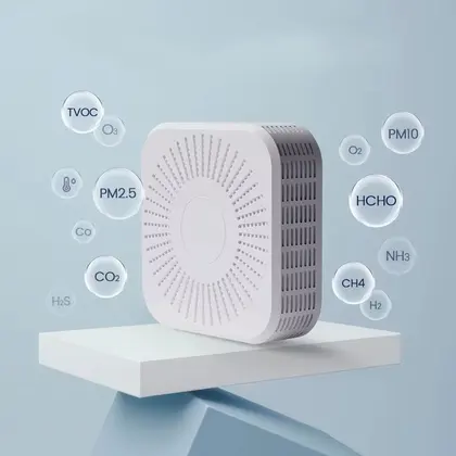 צג מד איכות אוויר חכם CO2 ו-PM2.5