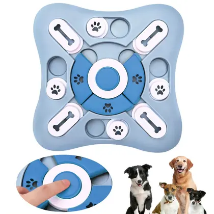 Interactive Slow Feeding Bowl For Dog Pu