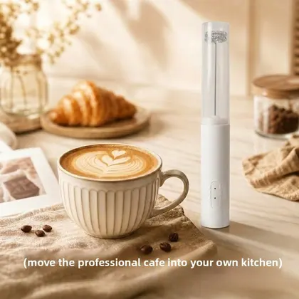 Kitchen Powerful Stirrer Milk Frother Handheld Foam Maker for Lattes Whisk