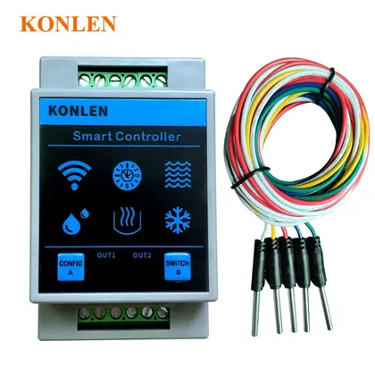KONLEN Tuya Water Level Sensor WIFI Controller Smart Home Leakage Flood Ala