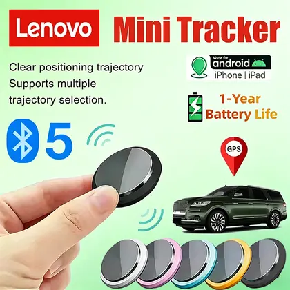 Lenovo Mini GPS Tracker Smart Anti-Lost Device Bluetooth 5.0 Finder Air Tag