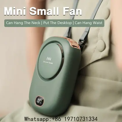 Miniventilador portátil sin aspas, recargable