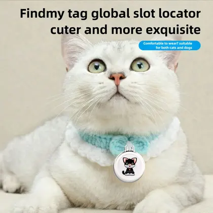 Rastreador GPS antipérdida para mascotas, Compatible con Bluetooth, inteligente, resistente al agua