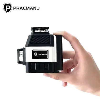 Pracmanu Mini Laser Level 12 Lines 3D level Self-Leveling 360° Horizontal