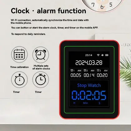 צג מד איכות אוויר חכם CO2 ו-PM2.5