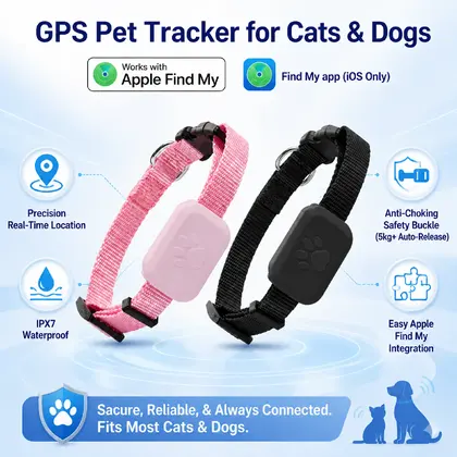 Rastreador GPS remoto para mascotas Collar de alerta de movimiento de seguimiento en tiempo real a prueba de agua