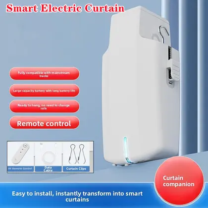 Smart Electric Curtain Robot Track Motor Remote Control Home Electric Drive