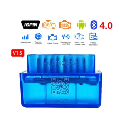 Super Bluetooth BT4.0 ELM327 V2.1 OBD2 Scanner ELM327 2.1 OBDII Auto Car