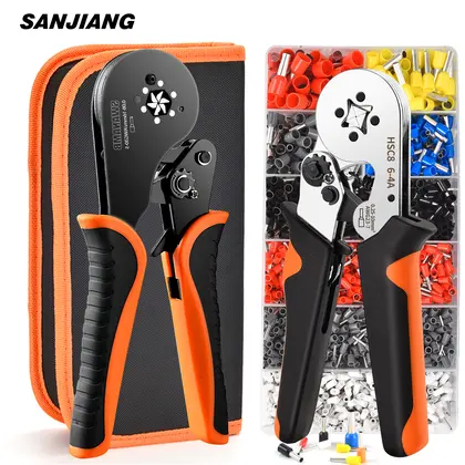 Tubular Terminal Crimping Pliers HSC8 6-