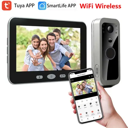 Timbre Inalámbrico con Cámara de Video Wi-Fi
