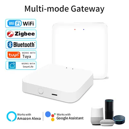 Tuya Smart Multi-Mode Gateway ZigBee Wi-Fi Bluetooth Hub Smart Home Bridge