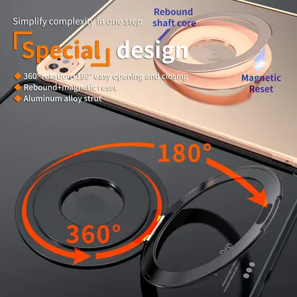Soporte magnético Universal para tableta soporte de anillo giratorio de 360 ​​grados de aluminio