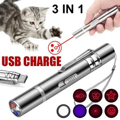 Puntero Láser Recargable Juguete para Gatos
