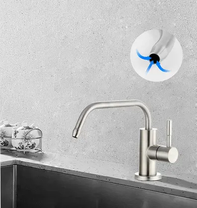 Grifo con filtro de agua, purificador sin plomo, grifo filtrado para ósmosis inversa