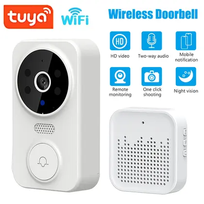 Timbre Inalámbrico con Cámara de Video Wi-Fi