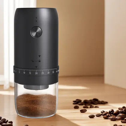 Wireless Coffee Grinder, 40 Adjustable Grinding Settings, Portable Electric