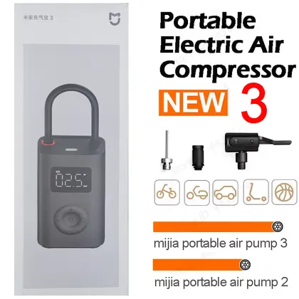 Xiaomi Mijia Air Compressor 3 Portable Electric Air Pump 150PSI Digital Tir