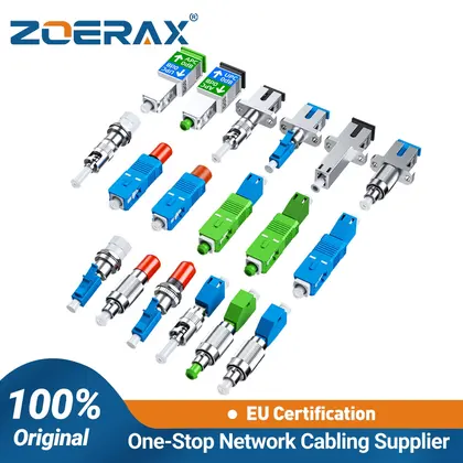 ZoeRax FC SC ST LC macho a hembra conector de fibra óptica FTTH monomodo Ada
